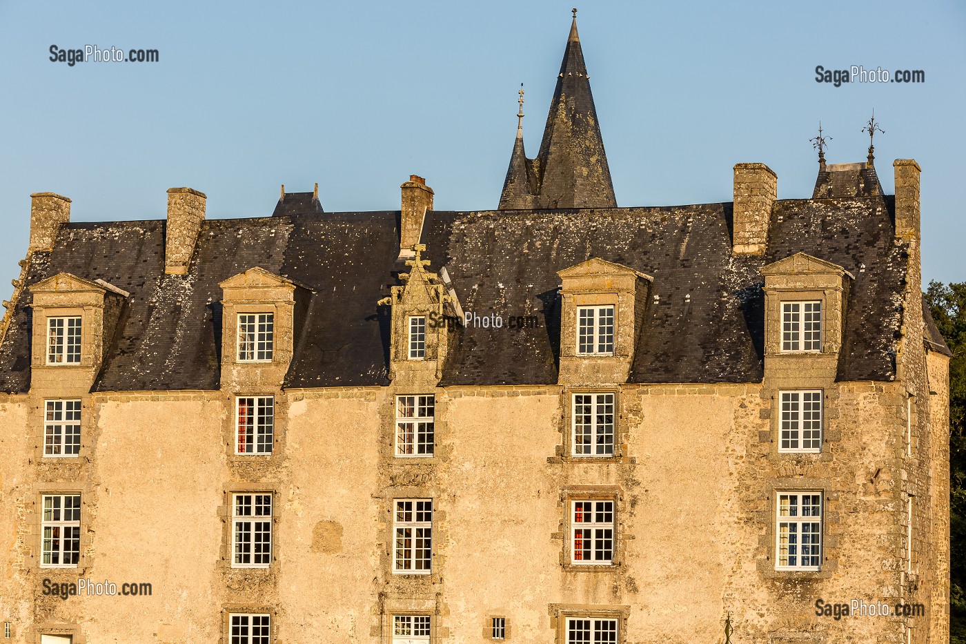 CHATEAU DE BOURGON, MONTOURTIER, (53) MAYENNE, PAYS DE LA LOIRE 