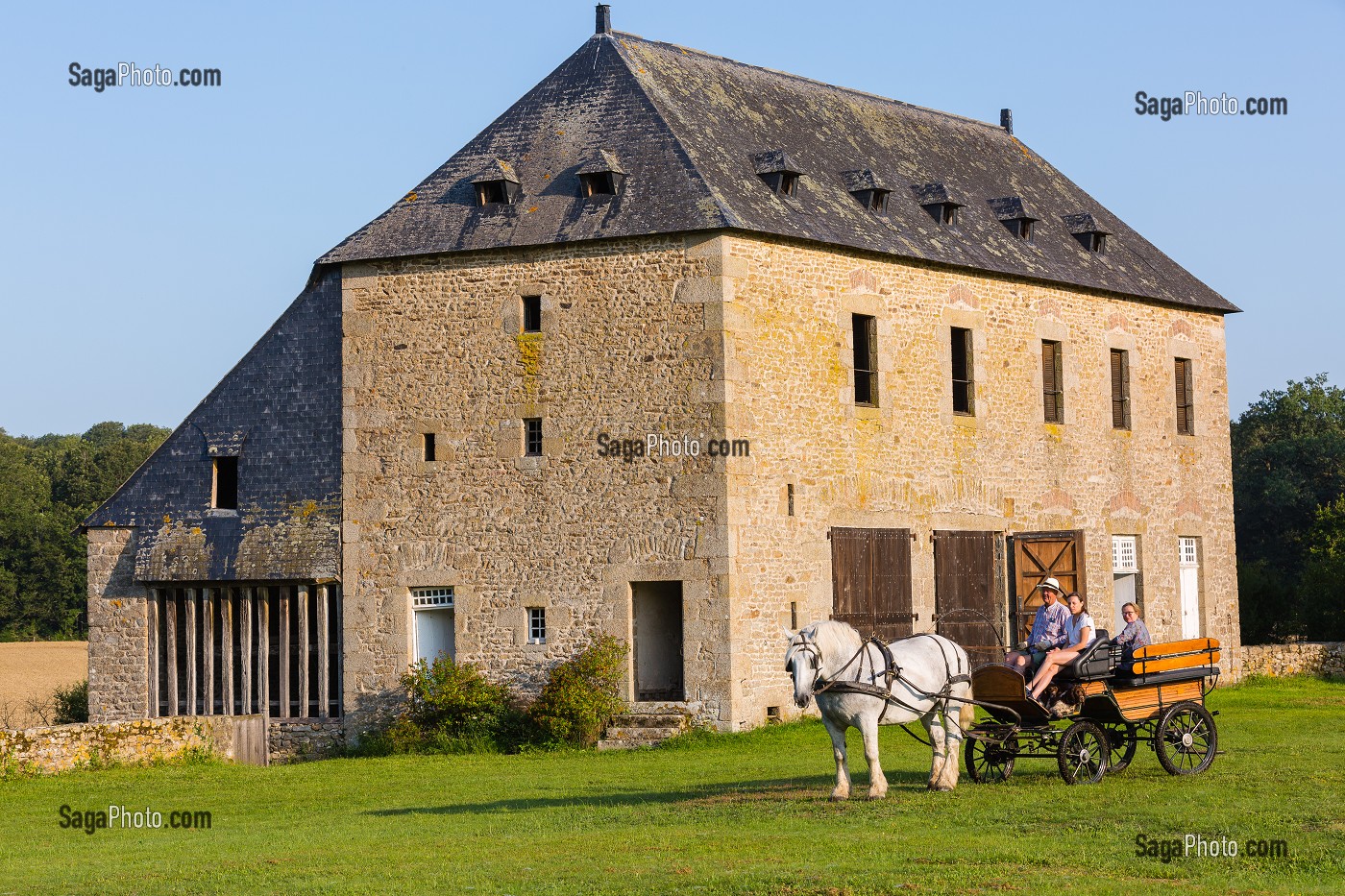 CHATEAU DE BOURGON, MONTOURTIER, (53) MAYENNE, PAYS DE LA LOIRE 