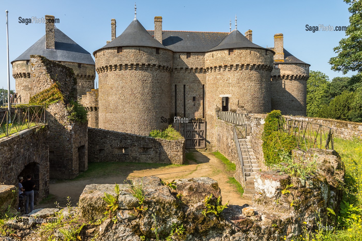 CHATEAU FORT DE LASSAY, LASSAY LES CHATEAUX, (53) MAYENNE, PAYS DE LA LOIRE 