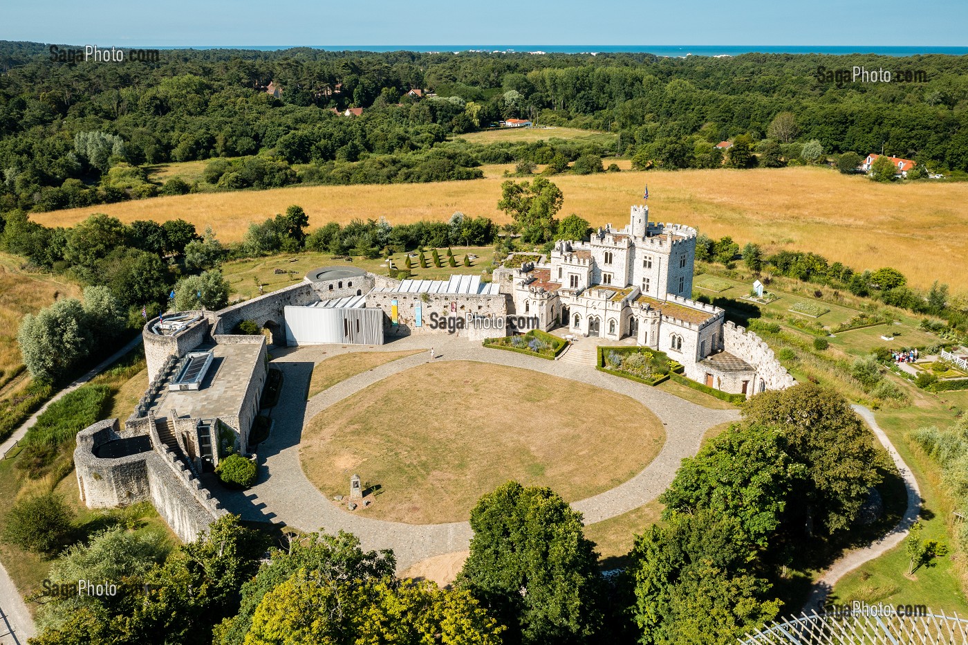 CHATEAU D'HARDELOT, CONDETTE, (62) PAS-DE-CALAIS, FRANCE 