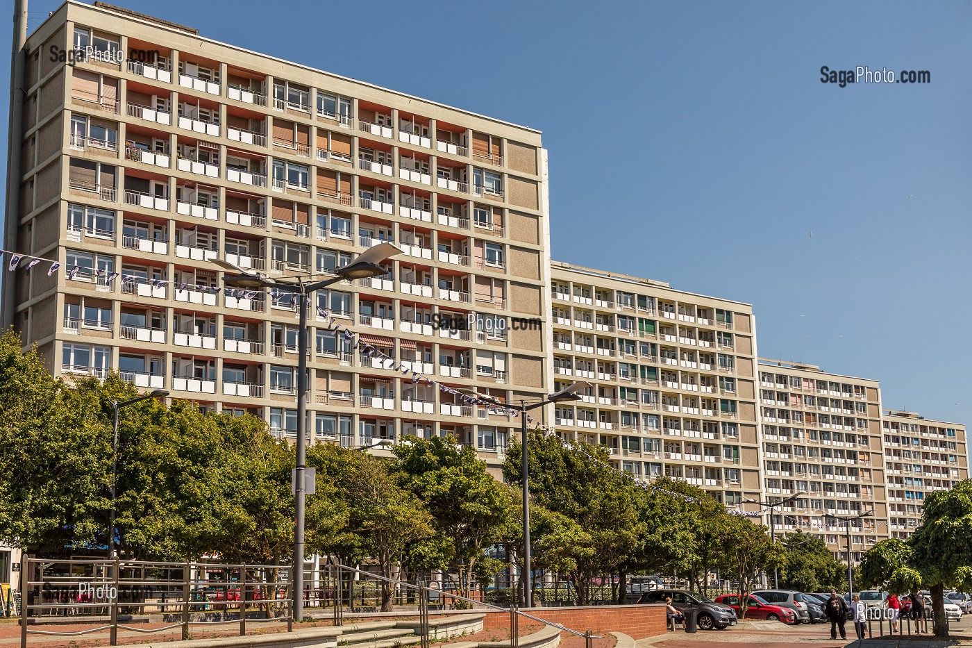 IMMEUBLES SURNOMME 'BUILDINGS', QUAI GAMBETTA, BOULOGNE SUR MER, (62) PAS-DE-CALAIS, FRANCE 