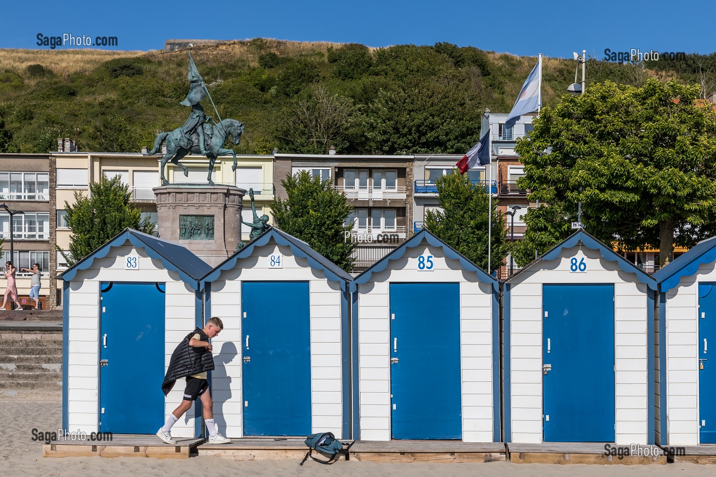 PLAGE DE BOULOGNE SUR MER, (62) PAS-DE-CALAIS, FRANCE 