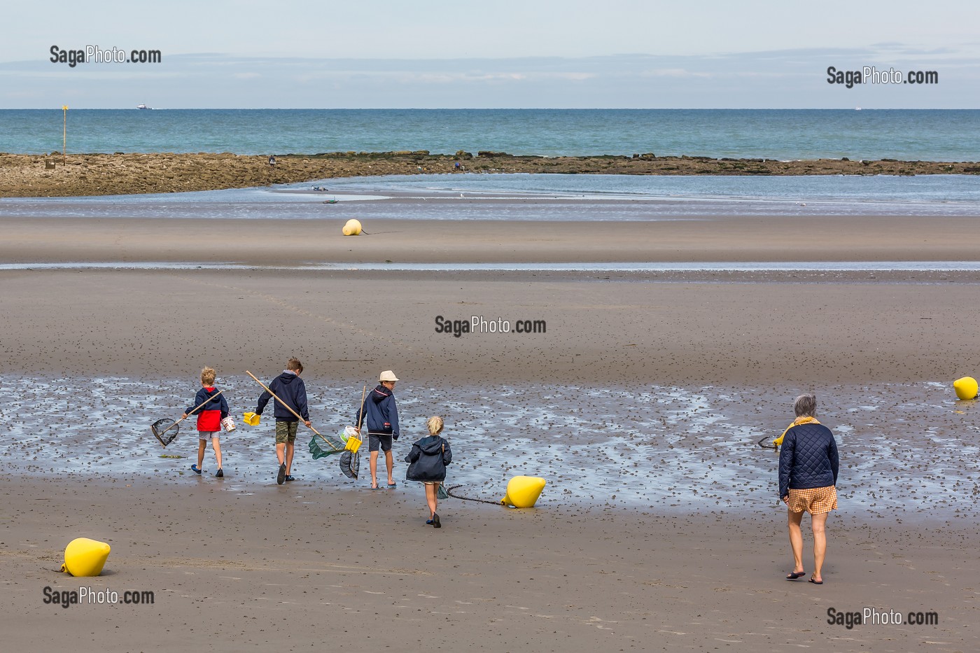 PLAGE, WIMEREUX, (62) PAS-DE-CALAIS, FRANCE 