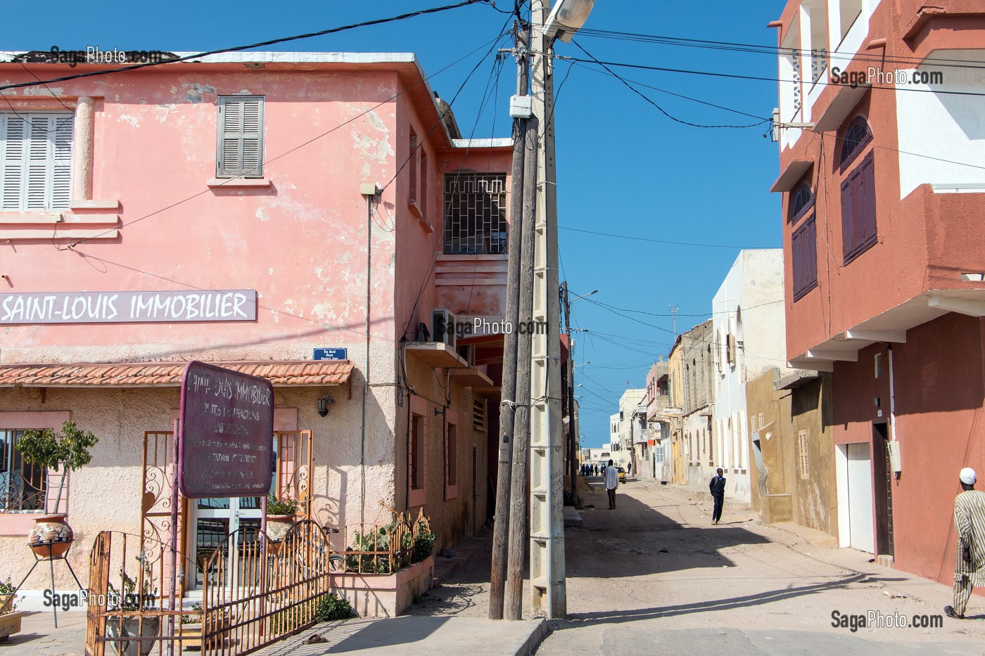 AGENCE IMMOBILIERE QUAI HENRI JAY, SAINT-LOUIS-DU-SENEGAL, SENEGAL, AFRIQUE DE L'OUEST 