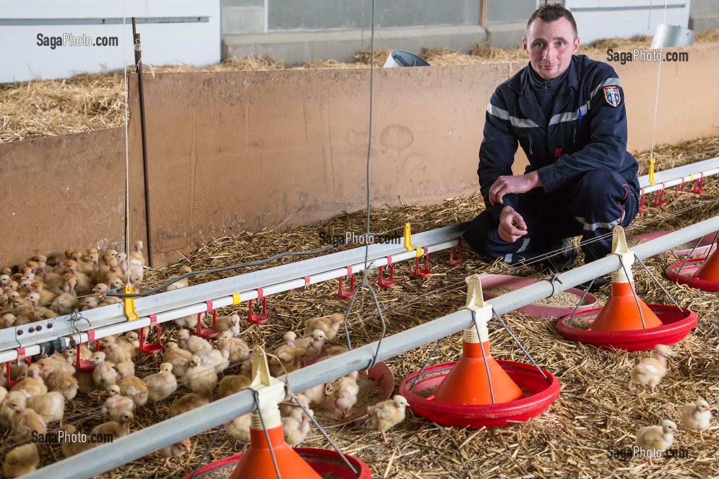 CAPORAL BOULAND VINCENT, SAPEUR-POMPIER VOLONTAIRE ET AGRICULTEUR, CIS DE SAINTE-SUZANNE, MAYENNE (53), FRANCE 