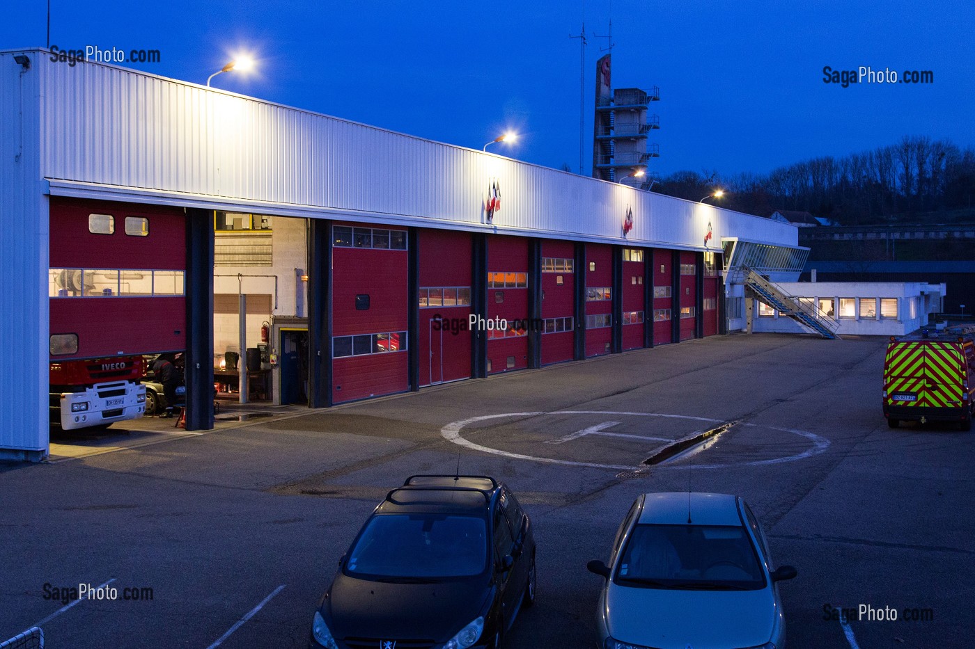 24 HEURES AVEC LES SAPEURS-POMPIERS DE VICHY, ALLIER, FRANCE