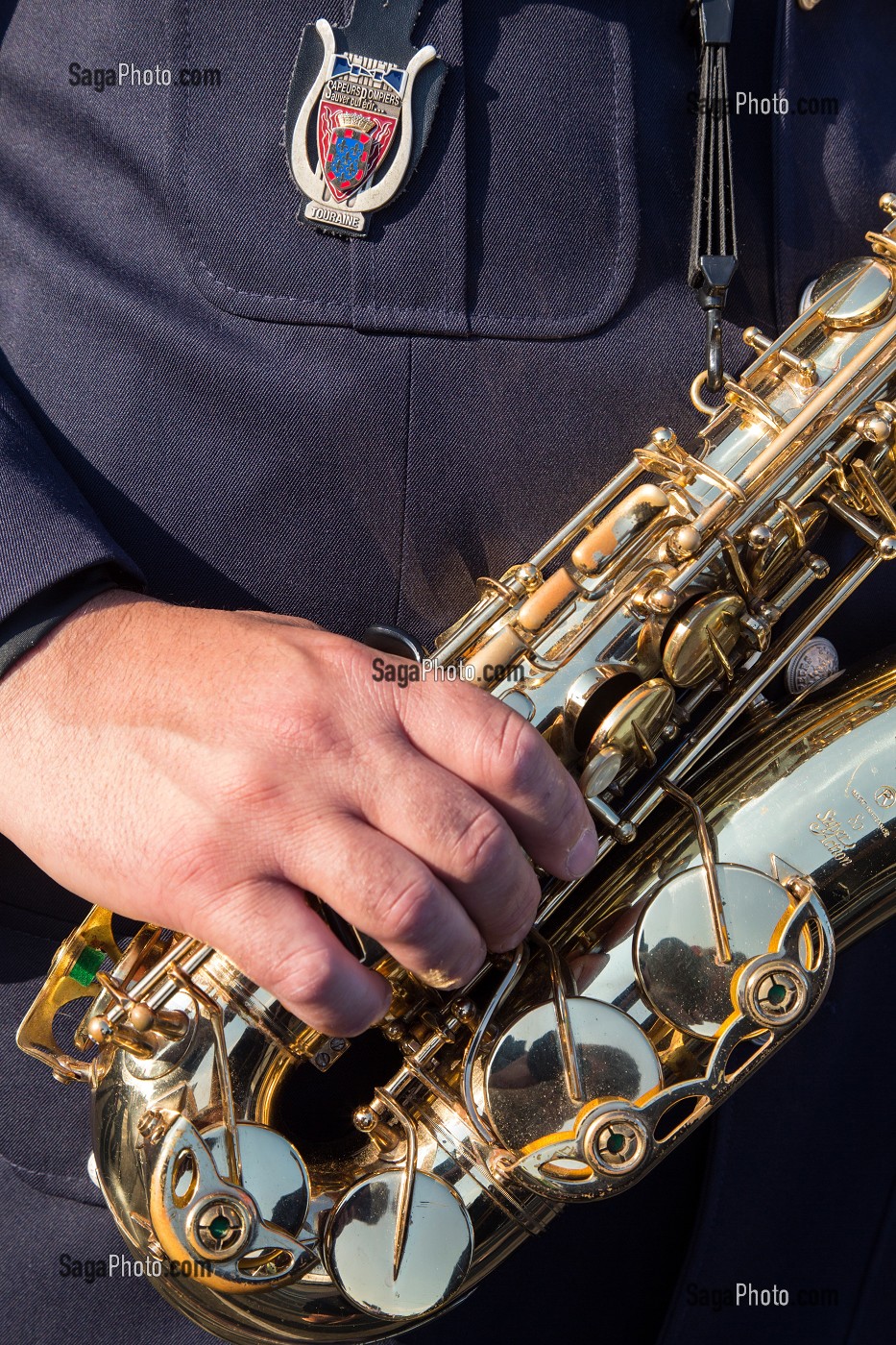 FANFARE DES SAPEURS-POMPIERS DE TOURAINE, 123 EME CONGRES NATIONAL DES SAPEURS-POMPIERS DE FRANCE, TOURS, SEPTEMBRE 2016 