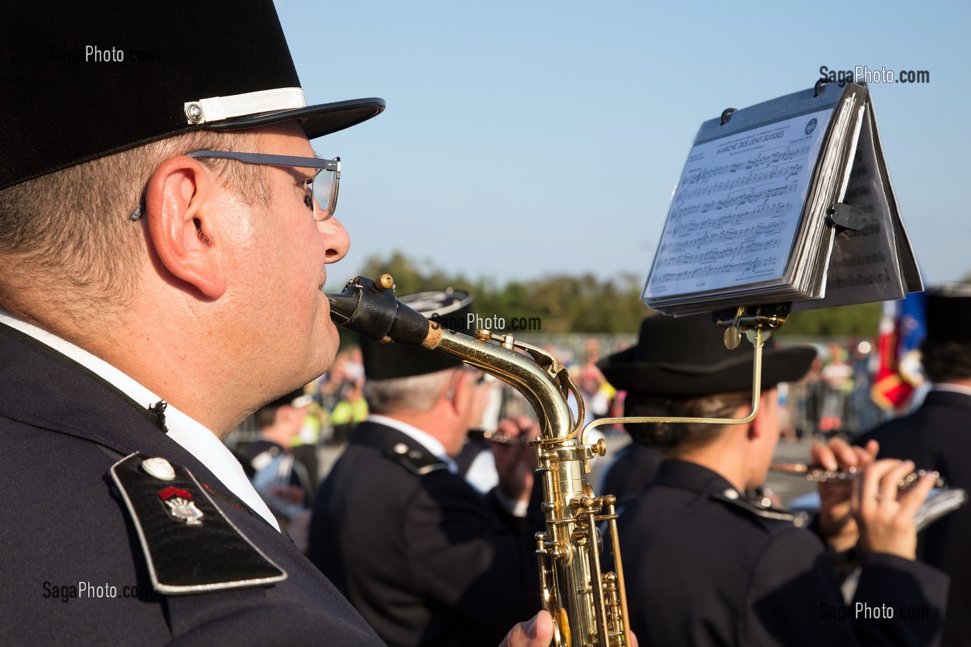 FANFARE DES SAPEURS-POMPIERS DE TOURAINE, 123 EME CONGRES NATIONAL DES SAPEURS-POMPIERS DE FRANCE, TOURS, SEPTEMBRE 2016 