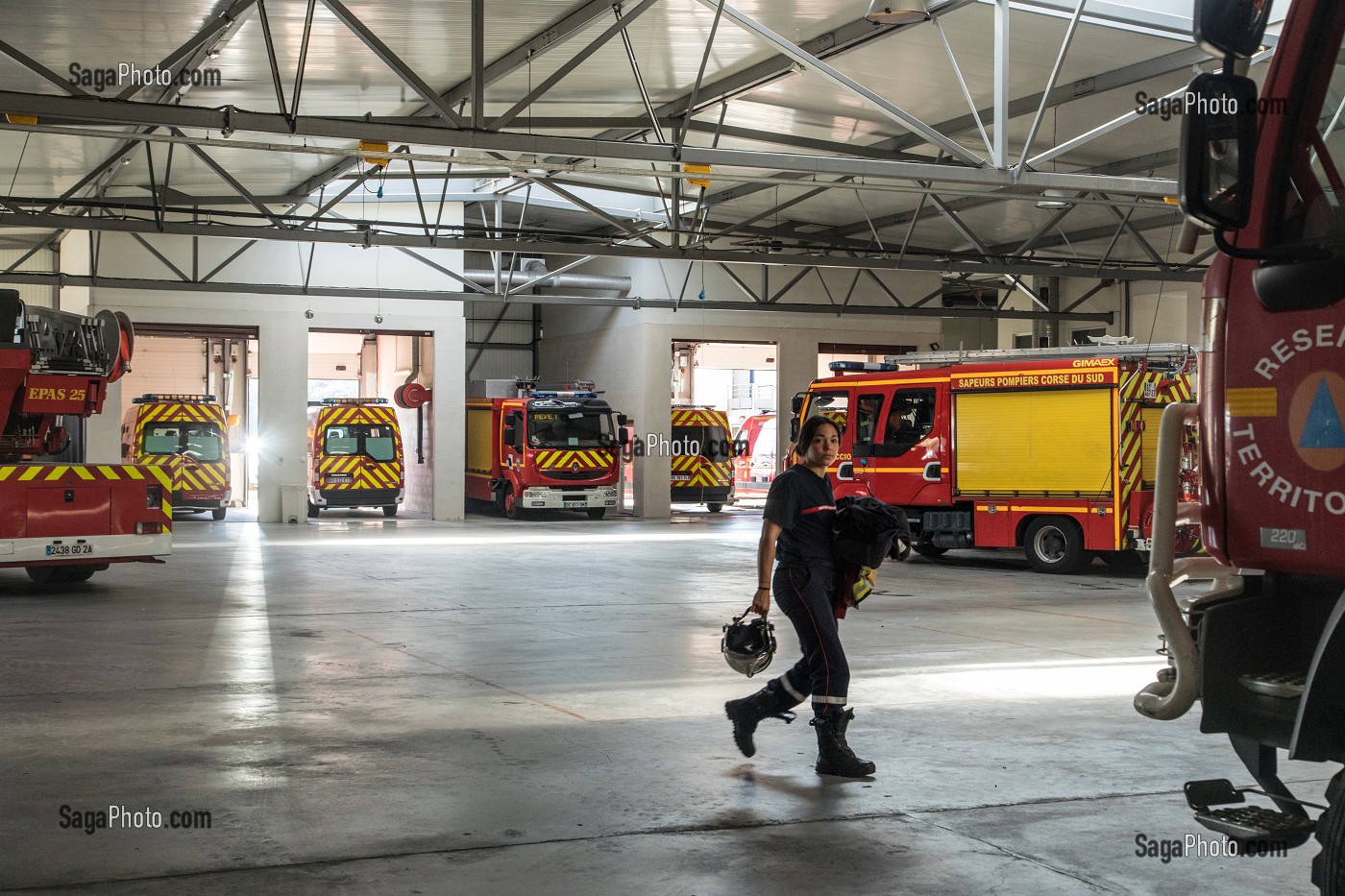 CENTRE DE SECOURS, SAPEURS-POMPIERS DE CORSE-DU-SUD, SDIS2A, AJACCIO, FRANCE 