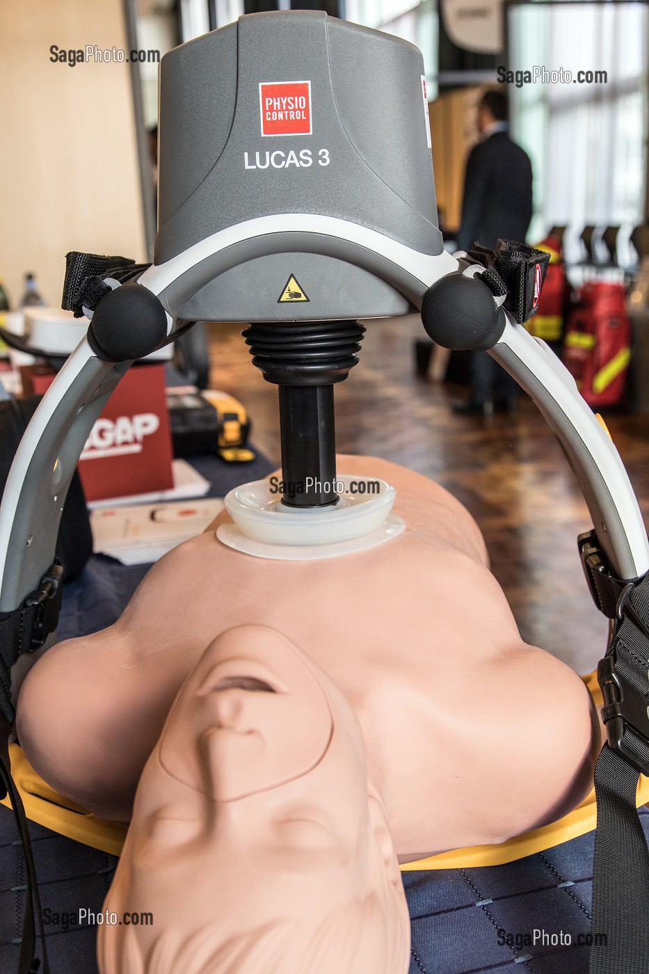 PLANCHE A MASSER PHYSIO CONTROL, CONGRES SECOURS SANTE 2017, JOURNEES SCIENTIFIQUES EUROPEENNES DU SERVICE DE SANTE, SAPEURS-POMPIERS DE FRANCE, VANNES (56), FRANCE 