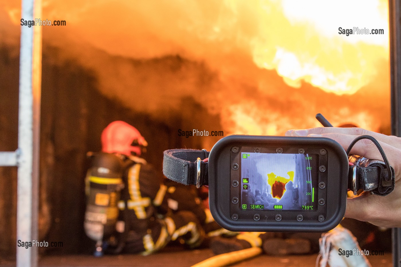 LA CAMERA THERMIQUE LEADER TIC 3 EN VERSION WIFI, ATELIERS DES FIRE DAYS, AUXERRE (89), FRANCE 