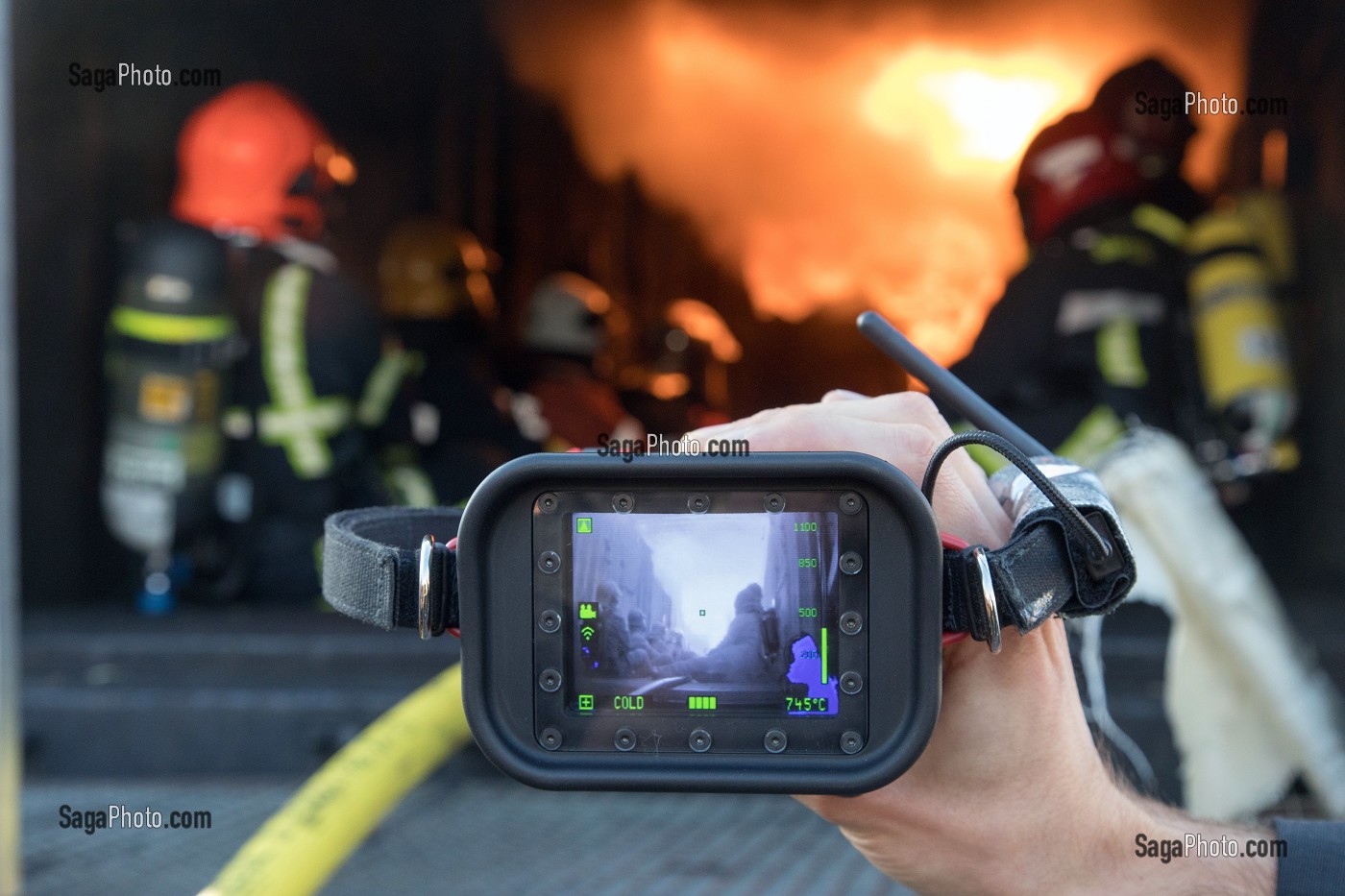 LA CAMERA THERMIQUE LEADER TIC 3 EN VERSION WIFI, ATELIERS DES FIRE DAYS, AUXERRE (89), FRANCE 