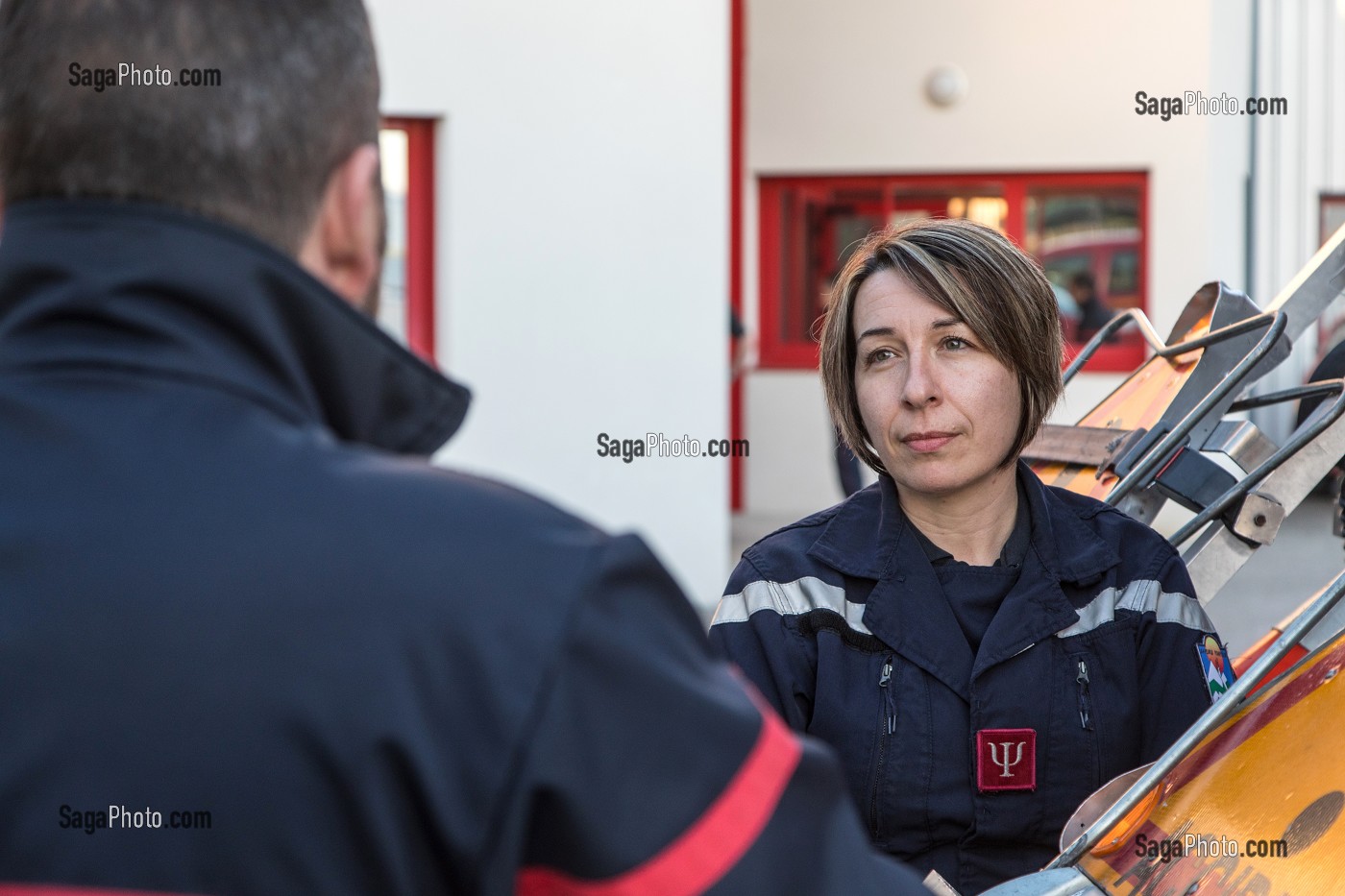 MARIE-LAURE SOUCARRE, PSYCHOLOGUE AU SDIS09, SAPEURS-POMPIERS DU CENTRE DE SECOURS DU VAL D'ARIEGE, PAMIERS (09), FRANCE 