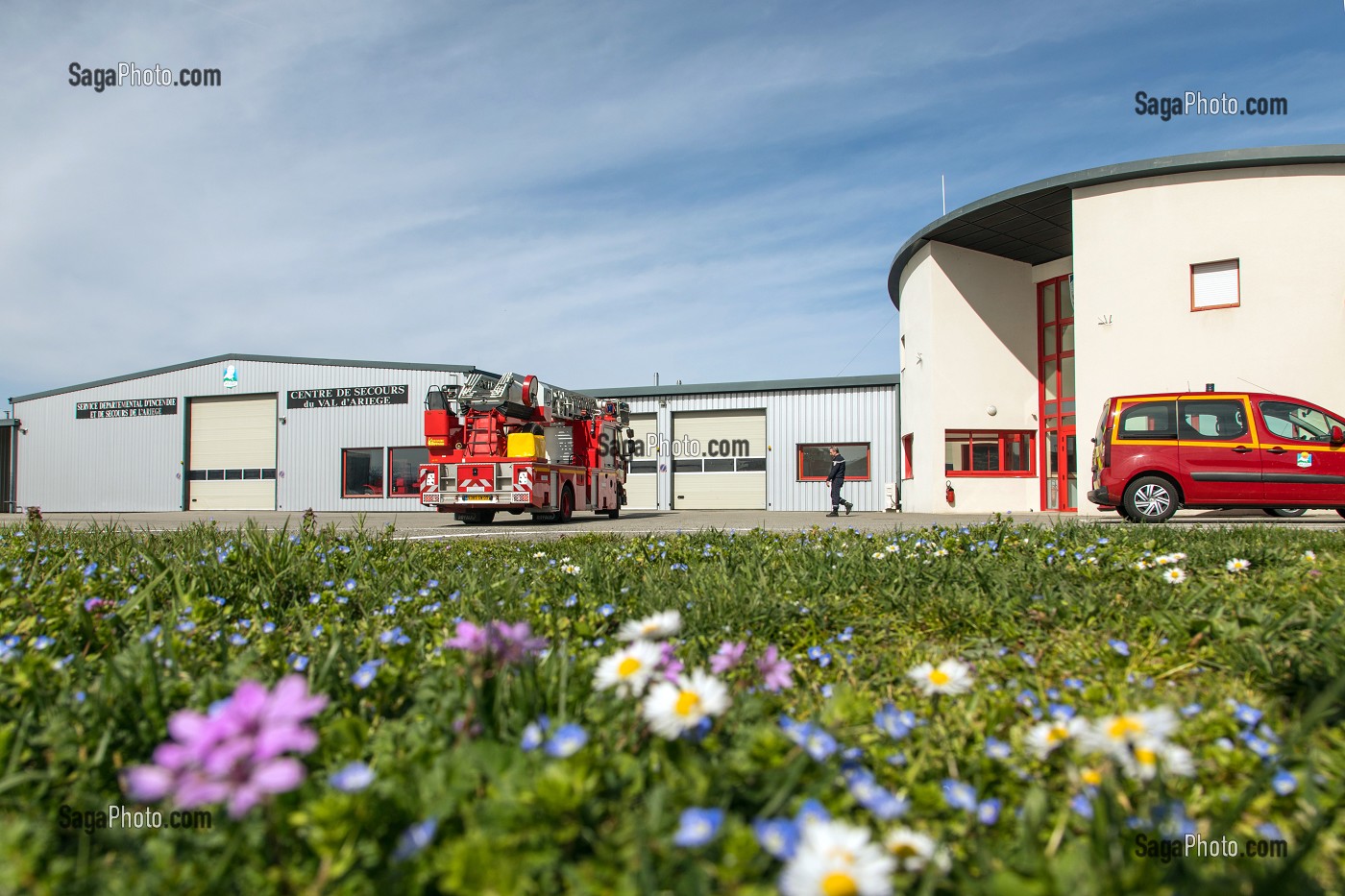 SAPEURS-POMPIERS DU CENTRE DE SECOURS DU VAL D'ARIEGE, PAMIERS (09), FRANCE 