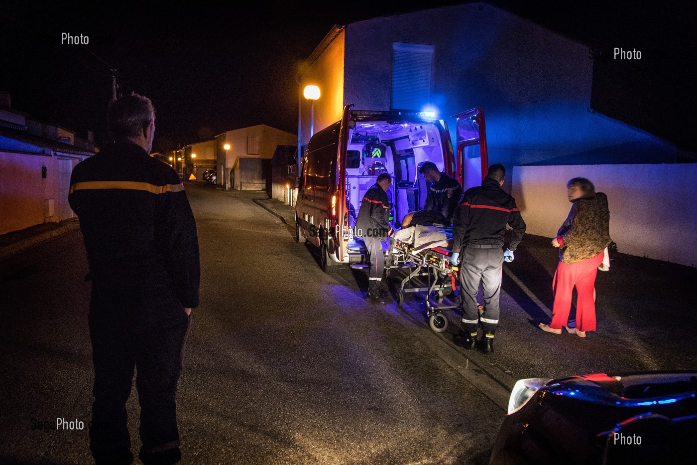 INTERVENTION A DOMICILE POUR DOULEURS ABDOMINALES, COMMUNE DE LA TOUR DU CRIEU, SAPEURS-POMPIERS DU CENTRE DE SECOURS DU VAL D'ARIEGE, PAMIERS (09), FRANCE