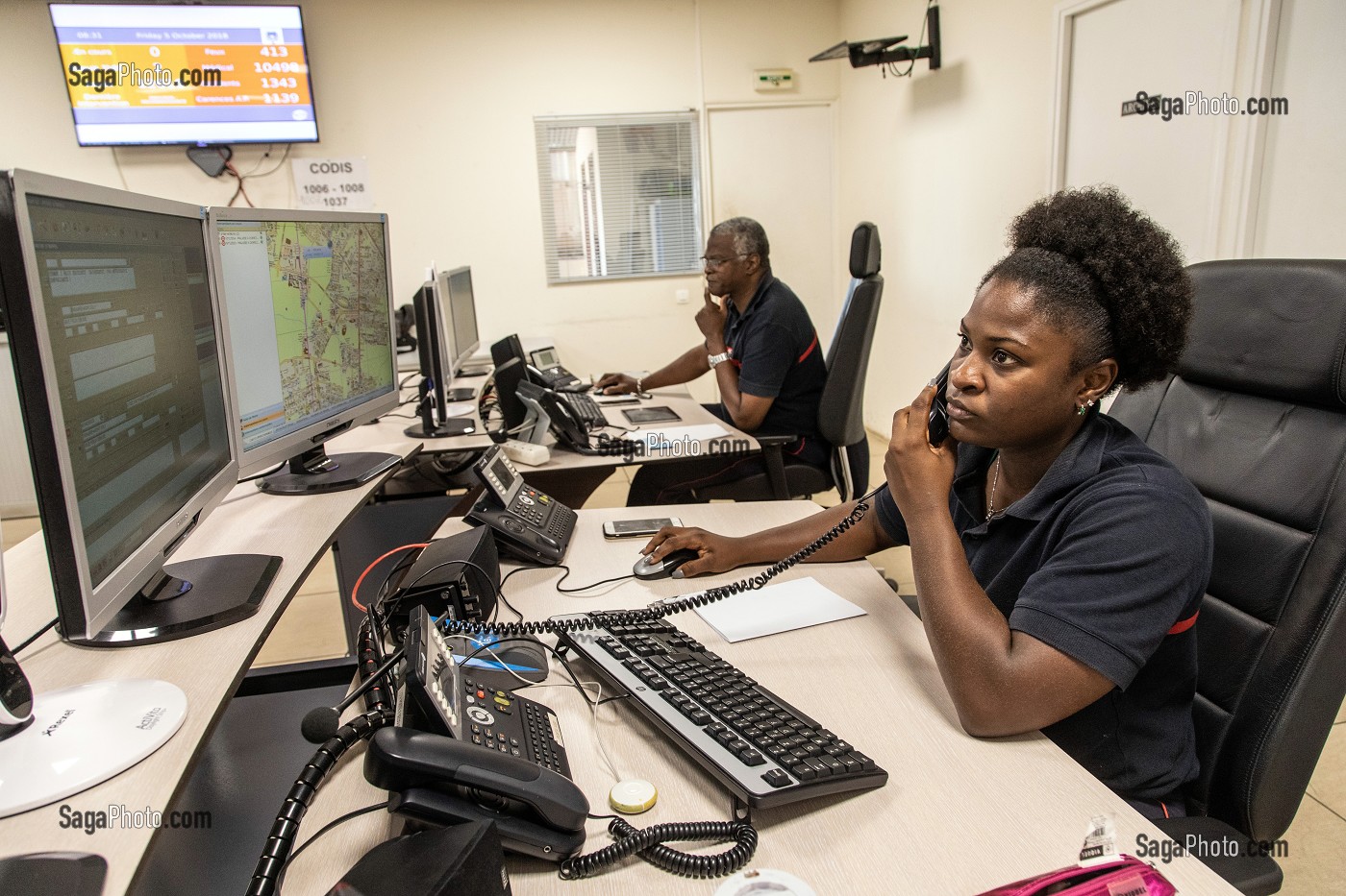 CTA DU SDIS973, CAYENNE, GUYANE FRANCAISE, DEPARTEMENT-REGION D'OUTRE-MER, AMERIQUE DU SUD, FRANCE 