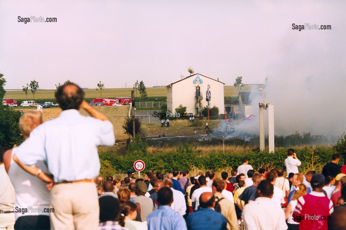 CRASH DU CONCORDE PARIS/NEW-YORK, 113 MORTS GONESSE LE 25/07/2000 