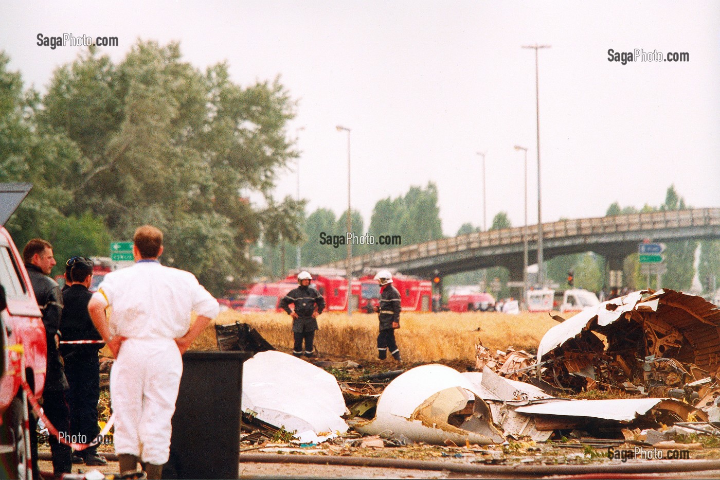 CRASH DU CONCORDE PARIS/NEW-YORK, 113 MORTS GONESSE LE 25/07/2000 