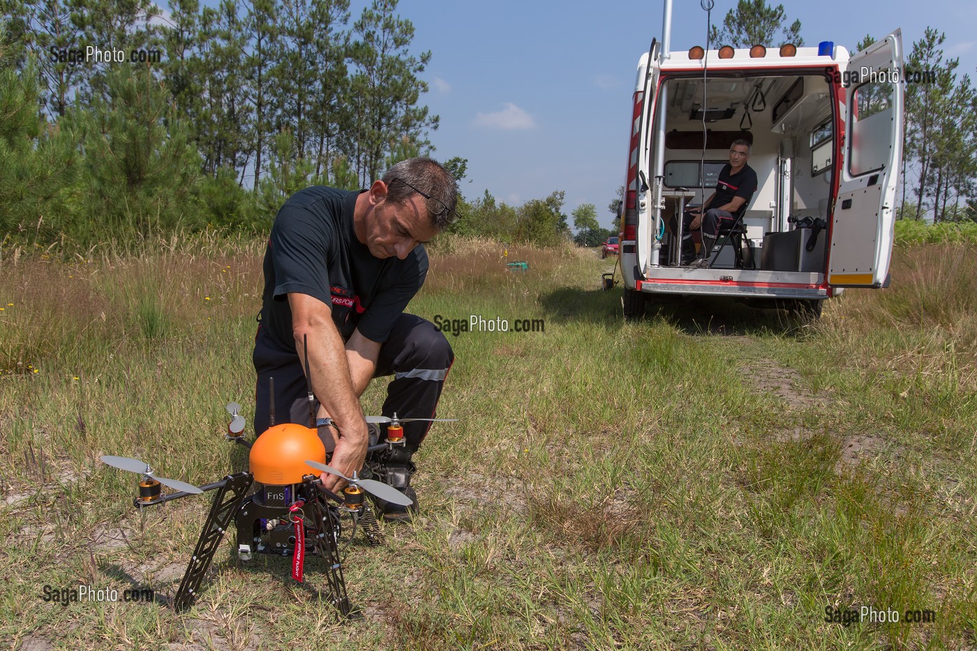 DRONE POUR LA SURVEILLANCE DES FEUX DE FORET 