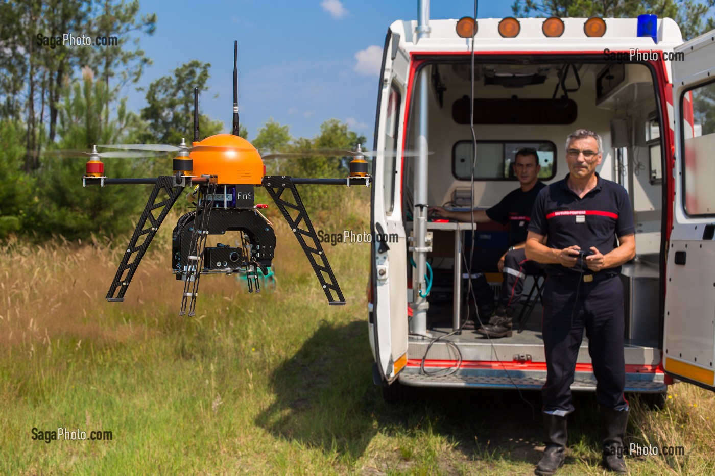 DRONE POUR LA SURVEILLANCE DES FEUX DE FORET 