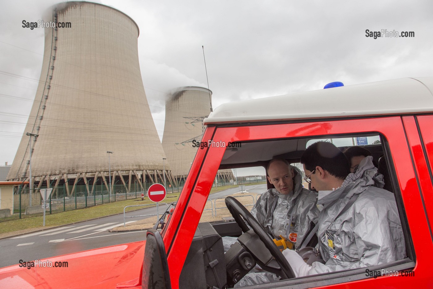 ILLUSTRATION SECURITE NUCLEAIRE, CENTRALE DE NOGENT-SUR-SEINE, AUBE (10), FRANCE
