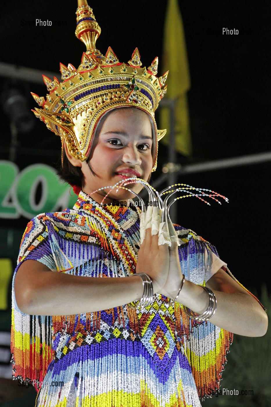 SPECTACLE DE DANSE TRADITIONNELLE THAI, THAILANDE, ASIE 