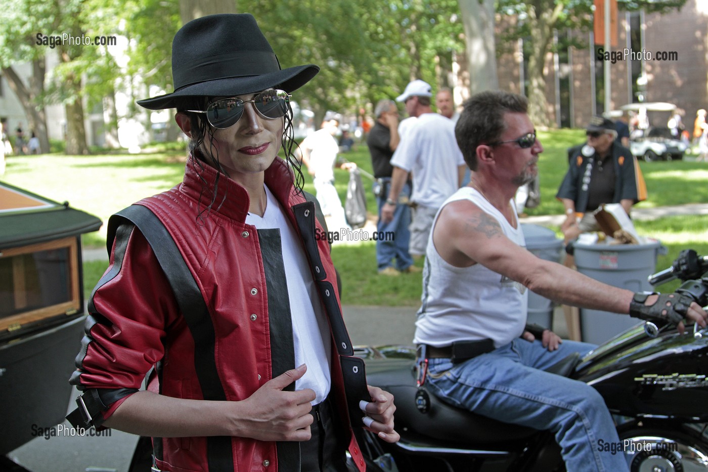 SOSIE DE MICHAEL JACKSON LORS D'UNE PARADE A L'UNIVERSITE DE PRINCETON (PRINCETON UNIVERSITY), PRINCETON, NEW JERSEY, ETATS-UNIS 