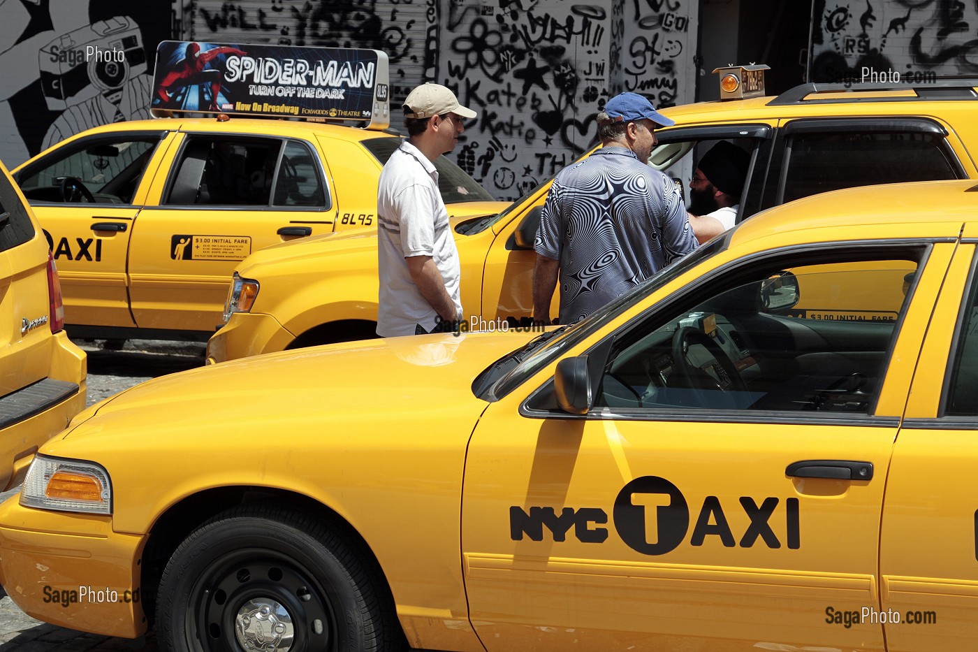 STATION DE TAXIS NEW-YORKAIS, MEATPACKING DISTRICT, MANHATTAN, NEW YORK CITY, ETAT DE NEW YORK, ETATS-UNIS 