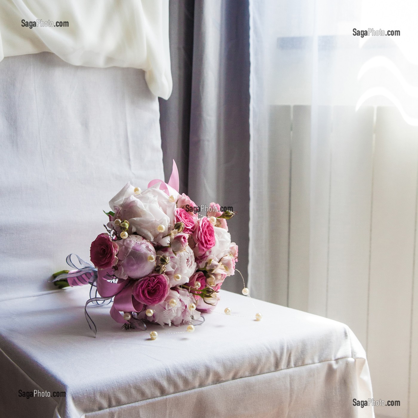 ILLUSTRATION MARIAGE, BOUQUET DE LA MARIEE 