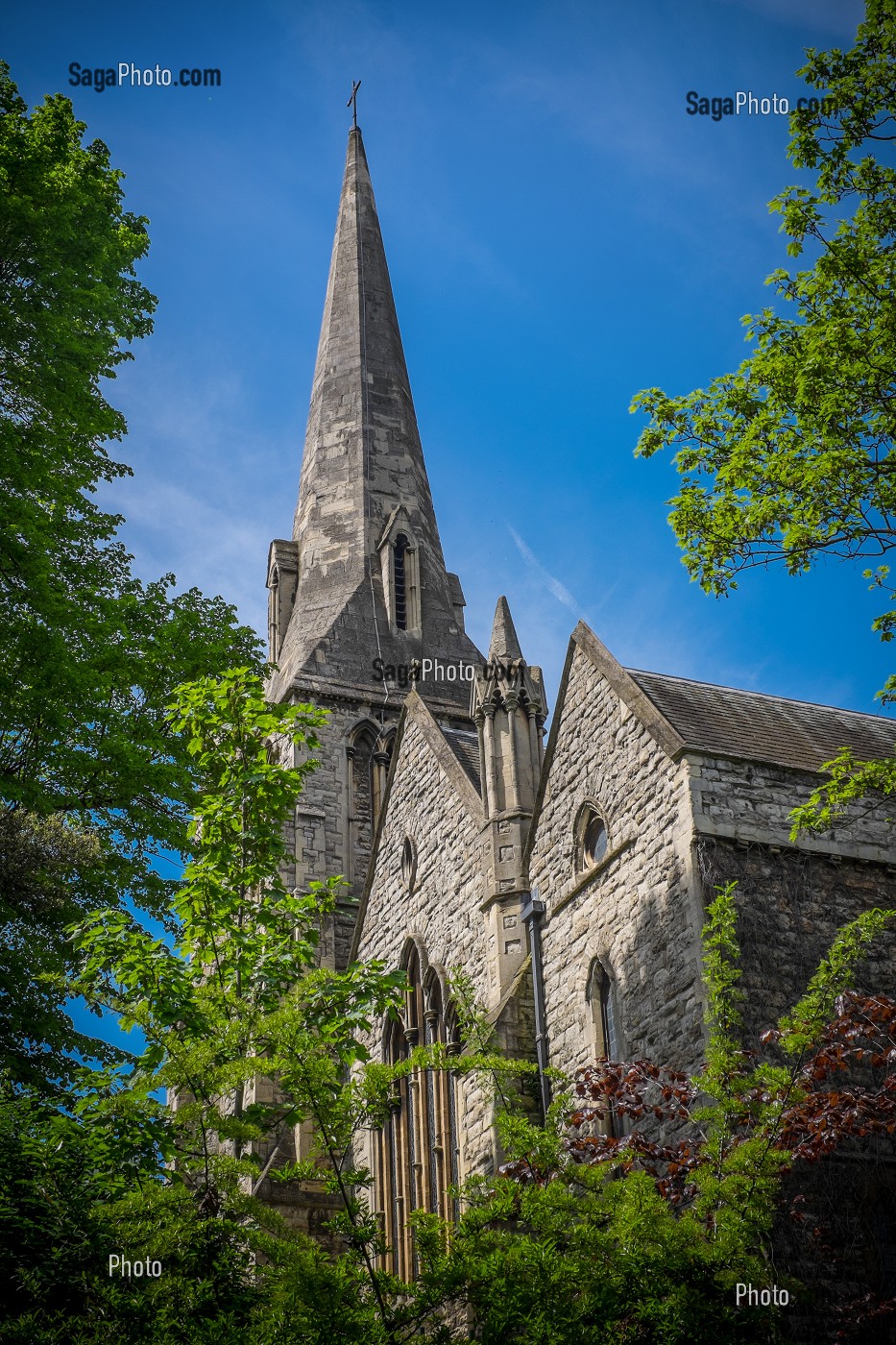 EGLISE SAINT-MARK, ST MARK'S CHURCH, REGENT'S CANAL, LONDRES, GRANDE-BRETAGNE, EUROPE 