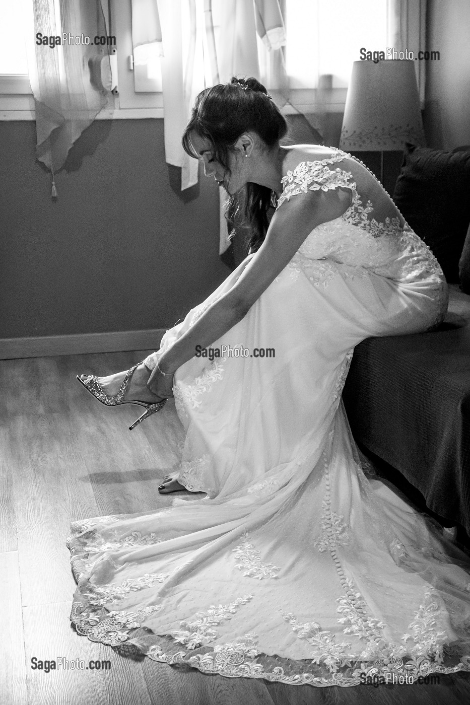 PREPARATIFS DE LA MARIEE, REPORTAGE DE MARIAGE 