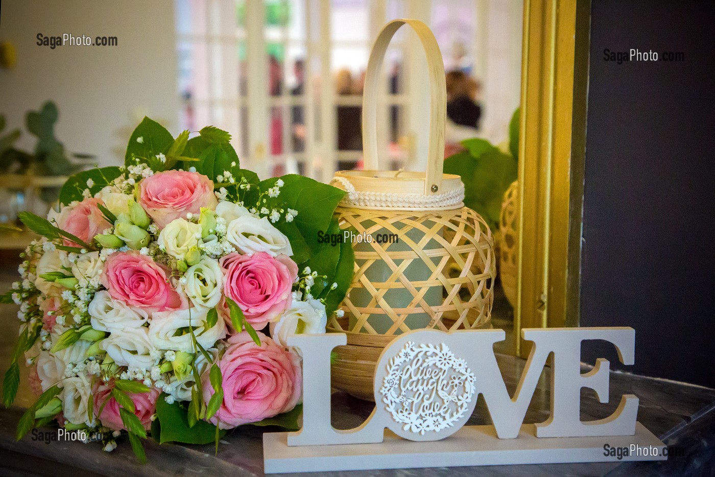 LE BOUQUET DE LA MARIEE, LOVE ET AMOUR, JOUR DU MARIAGE 