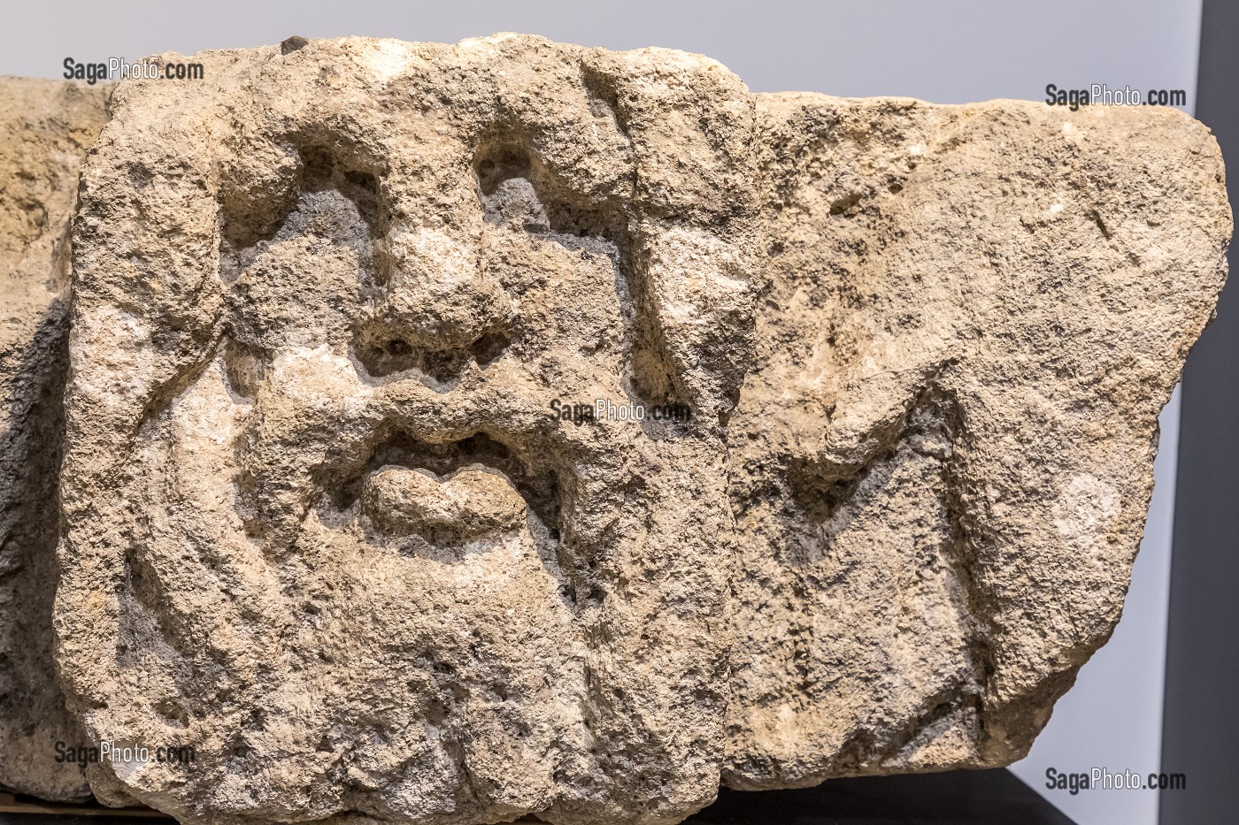  THE OCEAN GOD, ARCHAEOLOGY MUSEUM, JUBLAINS, (53) MAYENNE, PAYS DE LA LOIRE