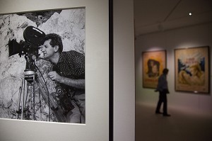 PHOTO DE TOURNAGE DE LUCIEN CLERQUE ET, MUSEE JEAN COCTEAU, COLLECTION SEVERIN WUNDERMAN, MENTON, ALPES-MARITIMES (06), FRANCE 
