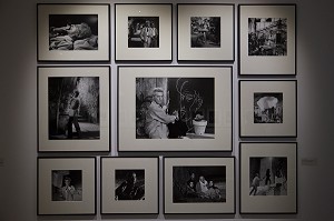 PHOTOGRAPHIES DE LUCIEN CLERQUE SUR LE TOURNAGE DU TESTAMENT D'ORPHEE, MUSEE JEAN COCTEAU, COLLECTION SEVERIN WUNDERMAN, MENTON, ALPES-MARITIMES (06), FRANCE 