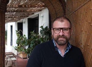PORTRAIT DE ERIC MARTEAU, GARDIEN DE VILLA SANTO SOSPIR DECOREE ENTIEREMENT PAR JEAN COCTEAU, SAINT-JEAN-CAP-FERRAT, ALPES-MARITIMES (06), FRANCE 