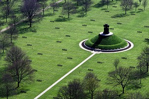 LE CIMETIERE DE LA CAMBE EST LE PLUS GRAND CIMETIERE ALLEMAND EN FRANCE, SITE DU DEBARQUEMENT DU 6 JUIN 1944, CALVADOS (14), NORMANDIE, FRANCE 