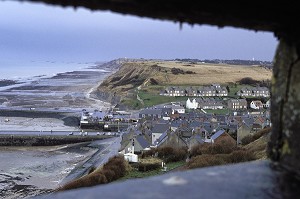 BLOCKHAUS ALLEMAND, PORT-EN-BESSIN, SITE DU DEBARQUEMENT DU 06 JUIN 1944 EN NORMANDIE, CALVADOS (14), NORMANDIE, FRANCE 