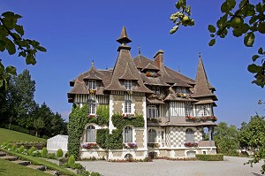 VILLA STRASSBURGER (ANCIENNE FERME DE LA MOTTE), DEAUVILLE, CALVADOS (14), NORMANDIE, FRANCE 