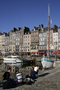 LE VIEUX BASSIN, HONFLEUR, CALVADOS (14), NORMANDIE, FRANCE 