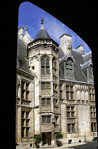 COUR INTERIEUR, PALAIS JACQUES COEUR, BOURGES, CHER (18), FRANCE 