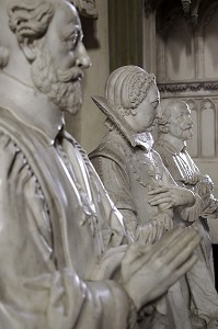 STATUAIRE INTERIEURE, CATHEDRALE, BOURGES, CHER (18), FRANCE 