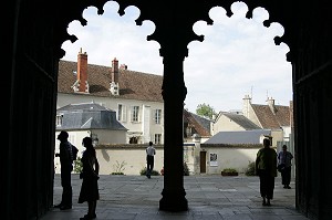 ENTREE PORTAIL, FACADE OCCIDENTALE, CATHEDRALE, BOURGES, CHER (18), FRANCE 