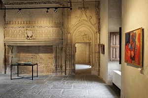 SALLE DU CONSEIL OU GRANDE SALLE, MUSEE ESTEVE, HOTEL DES ECHEVINS, BOURGES, CHER (18), FRANCE 