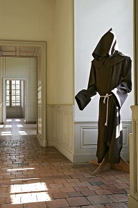 DORTOIR DES MOINES, INTERIEUR, ABBAYE DE NOIRLAC, CHER (18), FRANCE 