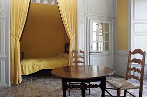 DORTOIR DES MOINES, INTERIEUR, ABBAYE DE NOIRLAC, CHER (18), FRANCE 