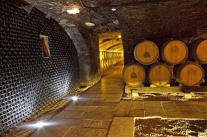 CAVE A VIN DU CHATEAU DE POMMARD, ROUTE DES GRANDS CRUS DE BOURGOGNE, POMMARD, COTE D’OR (21), FRANCE 