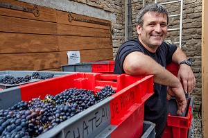 EMMANUEL SALA, MAITRE DE CHAI, DOMAINE VINICOLE DU CHATEAU DE POMMARD, COTE D'OR (21), BOURGOGNE, FRANCE 