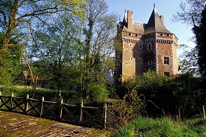 PAYS D'OUCHE, LA BARRE EN OUCHE, LE CHATEAU DE THEVRAY, EURE (27), NORMANDIE, FRANCE 