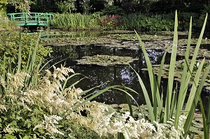 ETANG DES NYMPHEAS, JARDIN D'EAU DU PEINTRE IMPRESSIONNISTE CLAUDE MONET, GIVERNY, EURE (27), FRANCE 